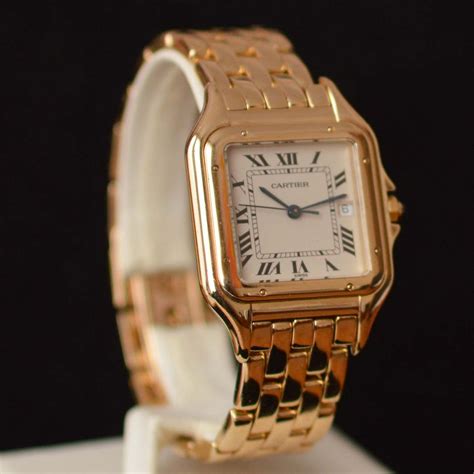 gold panthere cartier watch|orologio panthere cartier prezzo.